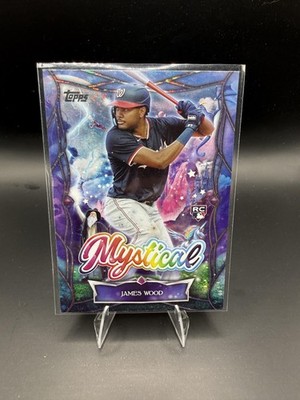 2025 Topps Update #MYS-1 James Wood Mystical Green Foil #/99