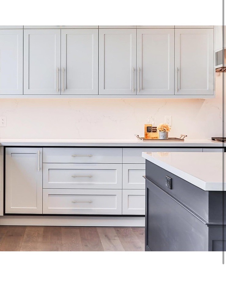 Amerdeco 9 Pack Brushed Satin Nickel Cabinet Pulls 5 Inch(128MM) Hole Centers