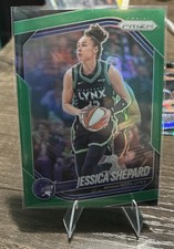 2025 Panini Prizm WNBA - Jessica Shepard #137 Green Prizm