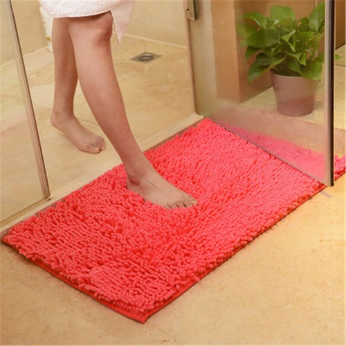 40*60cm Chenille Bathroom Carpet Mat Anti-slip Doormat Rug Bedroom Floor Mat Rug - Picture 23 of 34