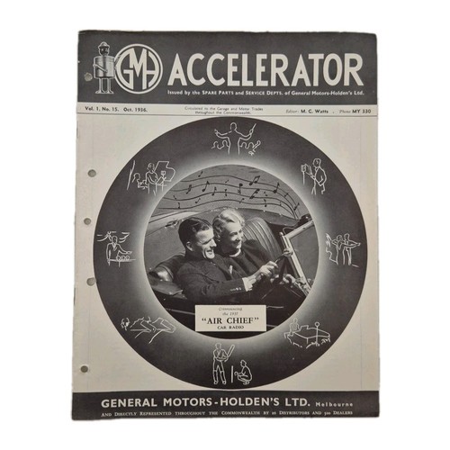 Accelerator Magazine ACCELERATOR Vintage GMH Holden Automotive Magazine Vol.1 No.15 October ...