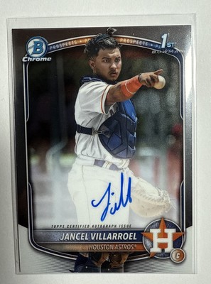 2025 Bowman JANCEL VILLARROEL 1st Bowman Chrome AUTO Autograph