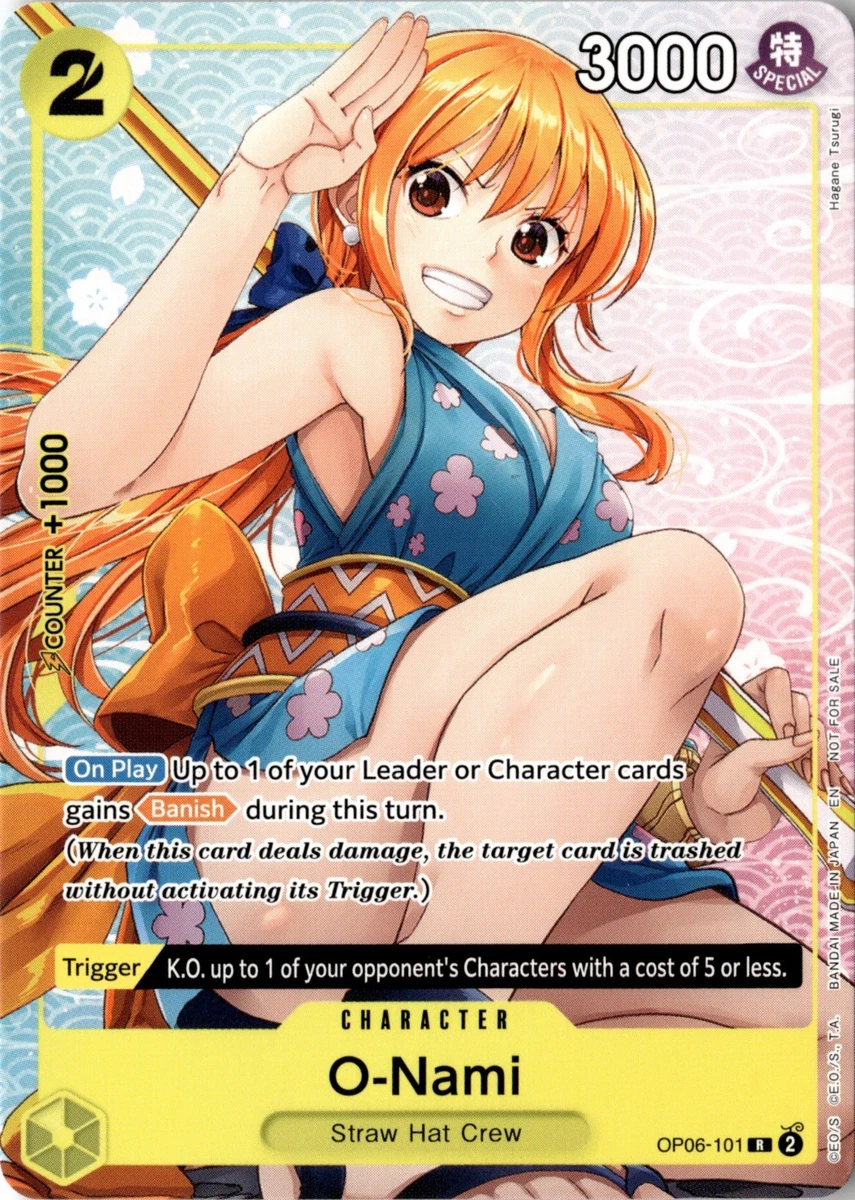 25+ O-Nami OP06-101 One Piece Promotion Cards for sale | Updated