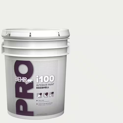 #ad 5 Gal. I100 White Base Eggshell Interior Paint $120.96
