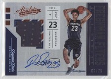 2016-17 Panini Absolute Freshman Flyer Jersey /75 Deyonta Davis #34 Auto 5l1