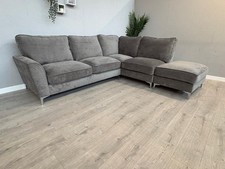 Furniture Village LEGEND RHF Classic Back Fabric Chaise Corner Sofa - RRP £1895