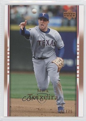 2007 Upper Deck Gold 35/75 Mark Teixeira #219 g6w