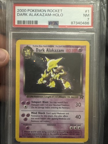 Dark Alakazam 1/82 Team Rocket Holo
