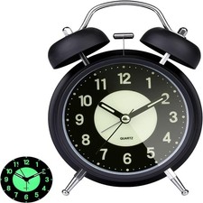 4  Doppelglockenwecker mit Nachtlicht Lauter ...