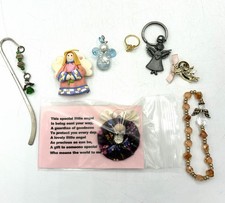 Angel Charm Lot Keychains Bookmark Ornaments Guardian Angel Convent Group  