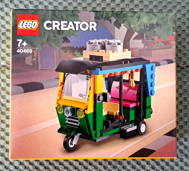 LEGO Creator 40469 Tuk-Tuk Complete Set New Sealed 155 Pieces 2021