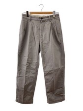 WACKO MARIA Bottom M Cotton GRY 25SS WMP PT13 Double Pleated Chino Trousers