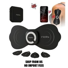 FitRx Electrode Wireless Massager - Rechargeable TENS Unit Muscle Stimulator wit