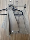 Scanlan Theodore Khaki Shorts (size Au 10) And Halter Crop Top (size 8) Set