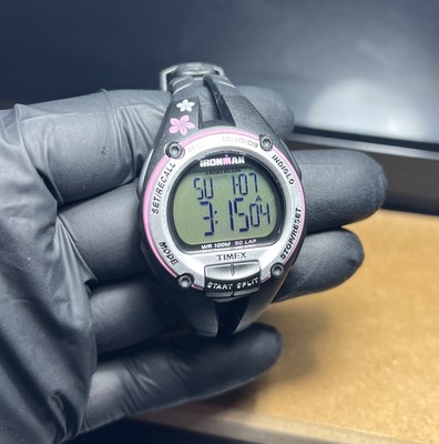 Women s Timex Kona  Indiglo Wr-100m 50 Lap New Battery 