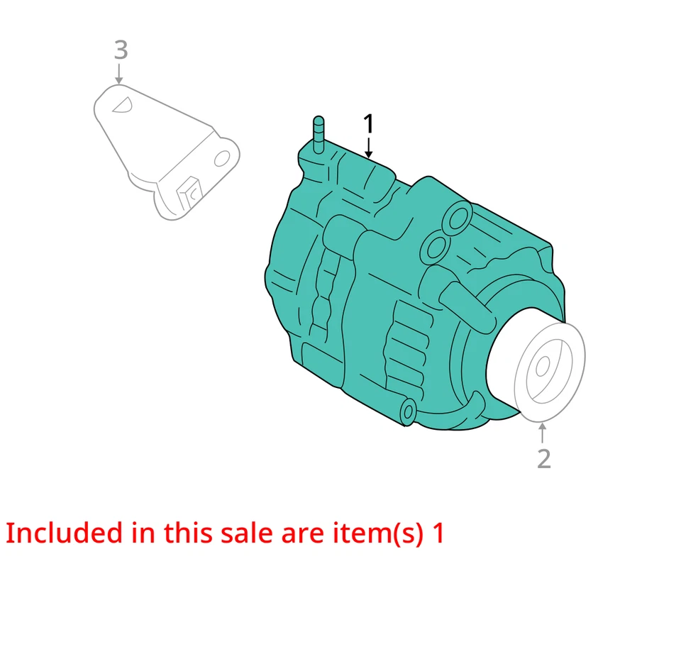 Alternator Fits 15-19 TLX 677559 Foto 2 de 4
