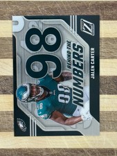 2023 Panini Zenith Football Jalen Carter Behind the Numbers Rookie Card #10