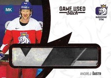 Andrej Sustr, 20-21 czech national team STICK card, Jukurit (Liiga) Finland