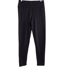 ClimateRight by Cuddl Duds Thermal Guard Base Layer Leggings Black Size M