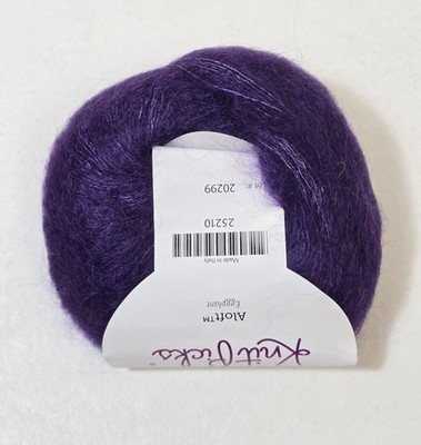 Eggplant 25g Skein 246yd Knit Picks ALOFT Soft SUPER MOHAIR SILK Yarn Discontinu
