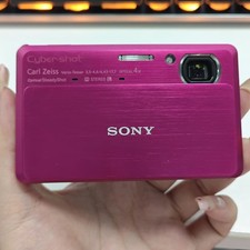 Sony Cyber-shot DSC-TX9/TX9C Digital Camera Pink 12.2MP Y2K 4x Zoom Accessories
