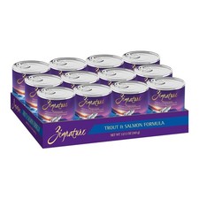 Zignature Trout Salmon Formula Wet Dog Food 13oz, case of 12