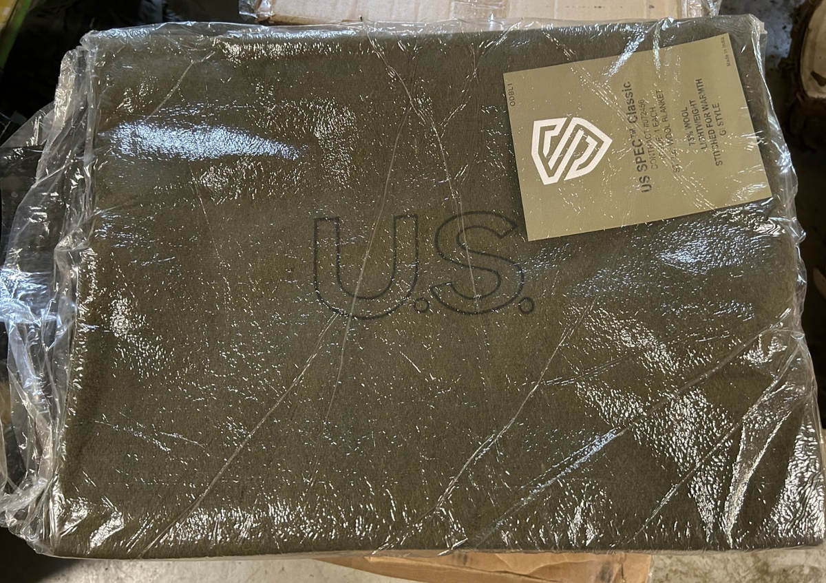 U.S. Military old style reproduction Wool Blanket, top quality