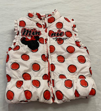 DISNEY MINNIE MOUSE GIRLS NYLON VEST SIZE 24 MONTHS