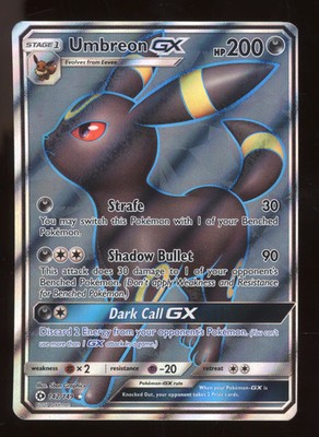 2017 Pokemon Sun & Moon Umbreon GX Ultra Rare #142/149 | eBay