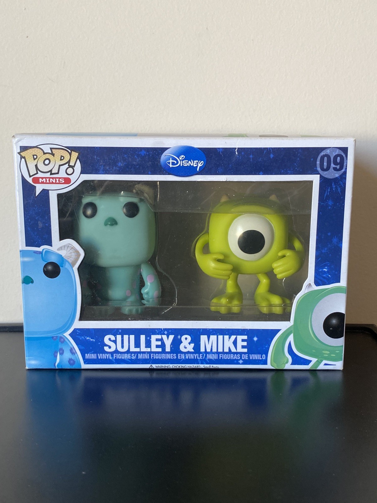 Funko POP Disney Pixar Monsters, Inc. Mike Wazowski & Sully Slightly DAMAGED BOX