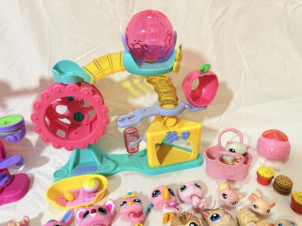 Littlest Pet Shop LPS Auténtico Gran Lote de 74 Mascotas G2 y G7 con Accesorios Foto 3 de 4