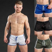 Workout Running Men's Mesh Fitness Pants Training Sports Shorts Breathable Gym