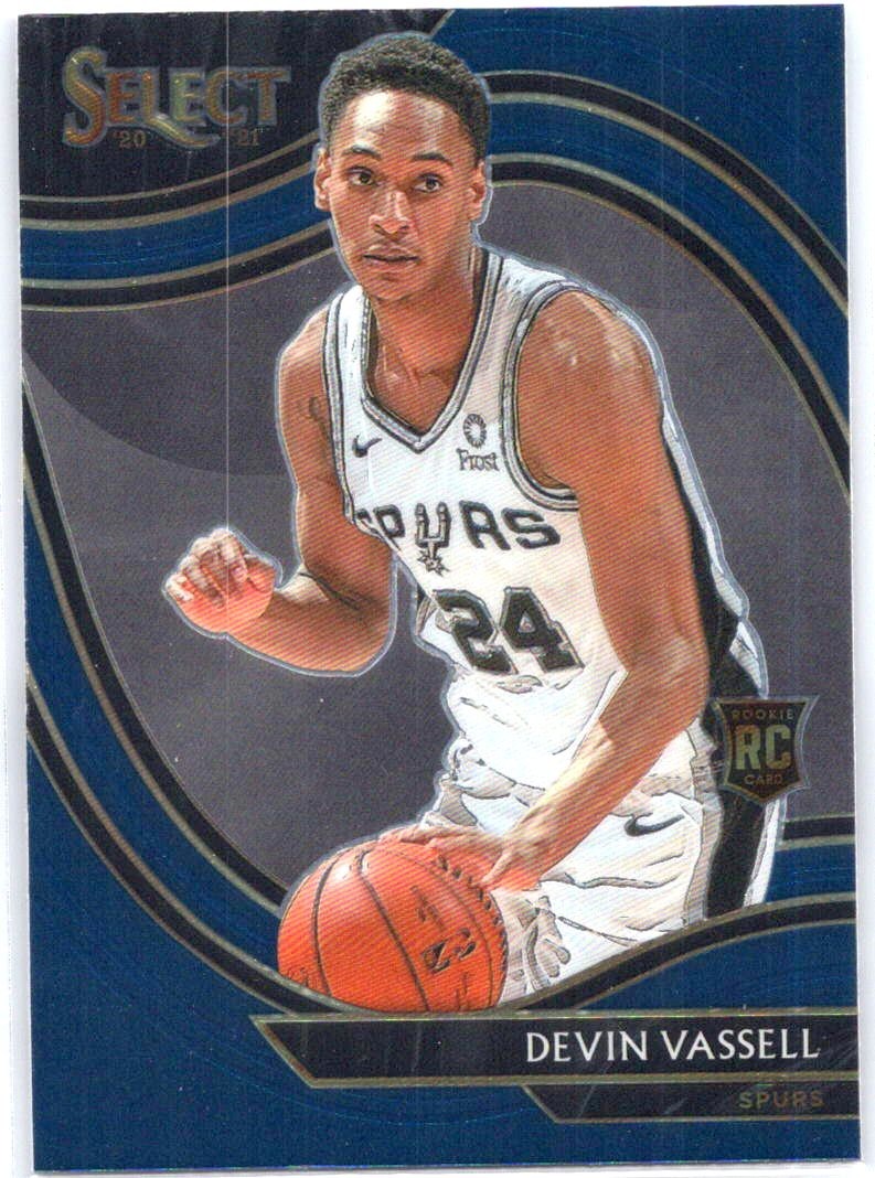 2020-21 Panini Select #290 Devin Vassell Blue