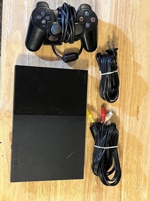 Sony PlayStation 2 SCPH-90001 PS2 Slim Console w/ Cords & Controller Works Great
