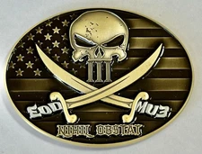 US Navy Explosive Ordnance Disposal EOD Mobile Unit Three Challenge Coin CPO E7