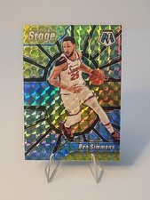 2019-20 Panini Mosaic Center Stage Ben Simmons #15 Philadelphia 76ers Prizm