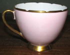 Vanderwood Pink & Gold Genuine Bone China Cup Teacup & Saucer - Made in England — photo 3