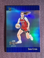 2025-26 Panini Select Sonia Citron #7 Rookie RC Score Throwback Blue Prizm /49