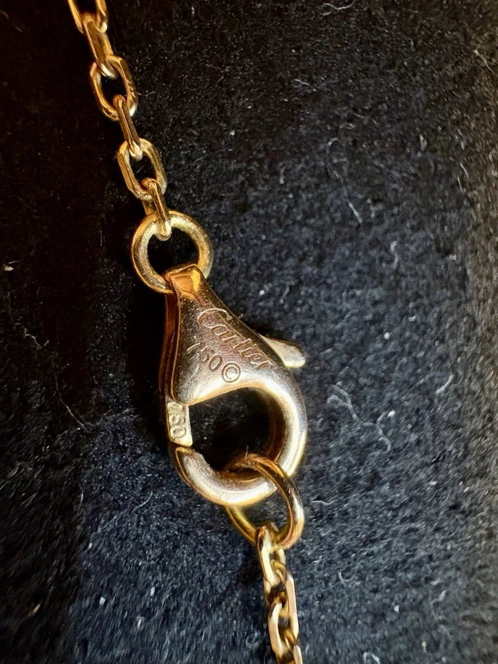 Collar Cartier C Corazón Oro Rosa y Diamantes  Foto 4 de 4