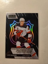 2023/24 O-Pee-Chee Platinum LUKE HUGHES Rookie NHL SHIELD - New Jersey *Case Hit