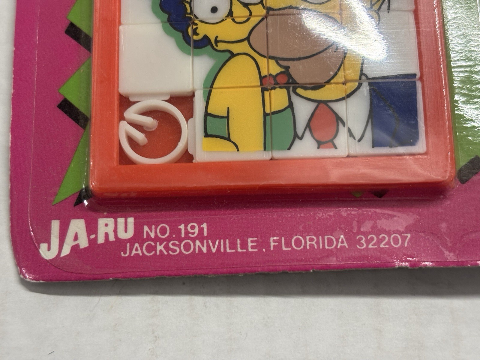 1990 The Simpsons Bart Simpson Maggie Homer Marge Sliding Puzzles NEW by Ja-Ru