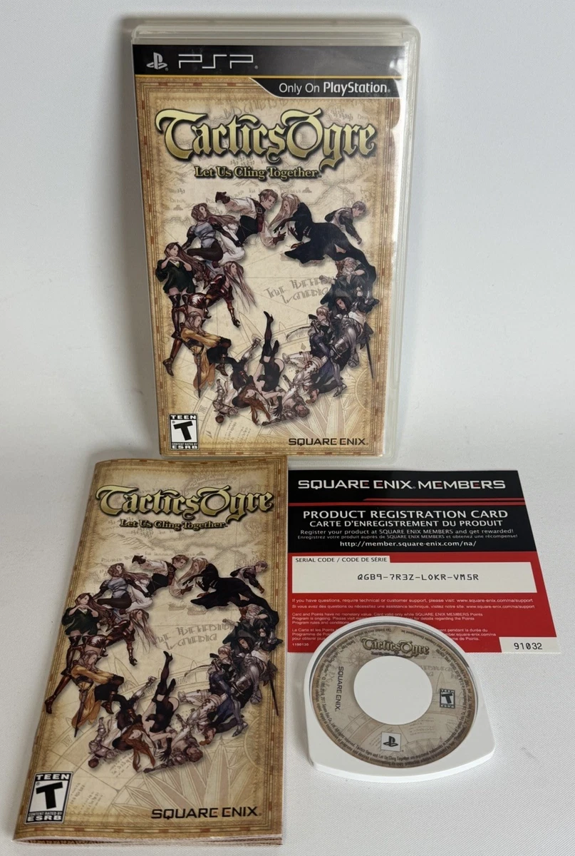 Tactics Ogre: Let Us Cling Together - PAL FR PSP - Complet, Très Bon état