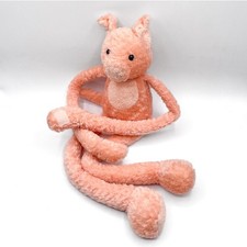 Animal Alley Pig Long Legs Plush Pink Cat Hanging Floppy Toys R Us Vintage 20  