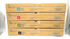 Genuine Konica Minolta TN629K, TN629Y, TN629M, TN629C Color Toner Full Set New