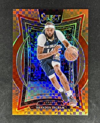 2024-25 Panini Select - Concourse Brandon Ingram #44 Bronze Checker Prizm /49