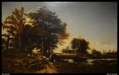 John Constable Going to the Market O 1 Vintage Art Print Poster Wall Decor Luxur