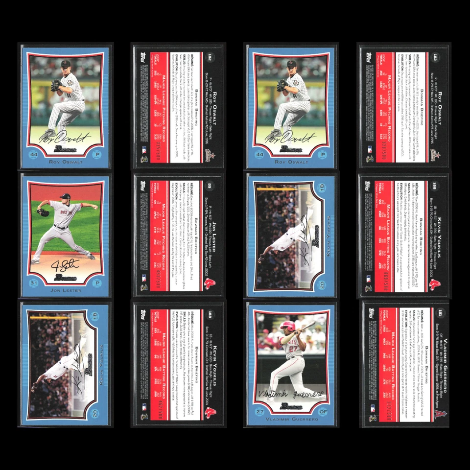 Bowman Sky Blue Lot 50 Baseball Cards Dealer Bulk Wholesale Guerrero Halladay - Image 3 of 4