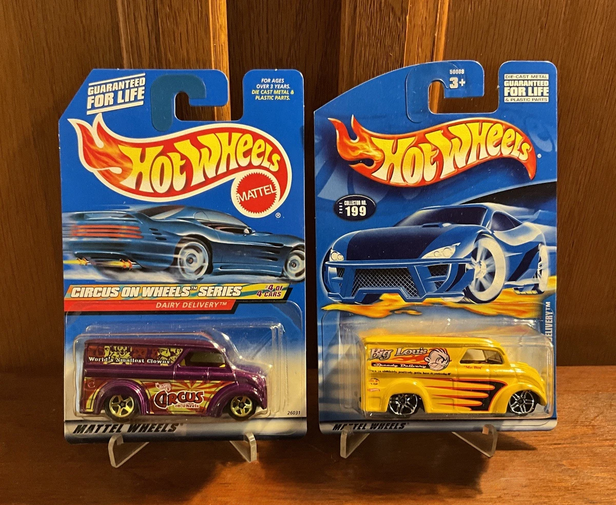 Mattel Hot Wheels Dairy Delivery 1:64 Scale Diecast Cars, Trucks