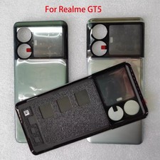 For Realme GT5 Original Rear Glass Housing Battery Back Cover with Camera Lens