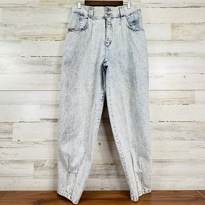 #ad P.S. Gitano Vintage Womens Size 16 Short Acid Wash High Waisted 1980s Jeans $34.95